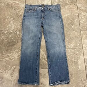 7 For All Mankind Women’s Bootcut Cropped Jeans size 31